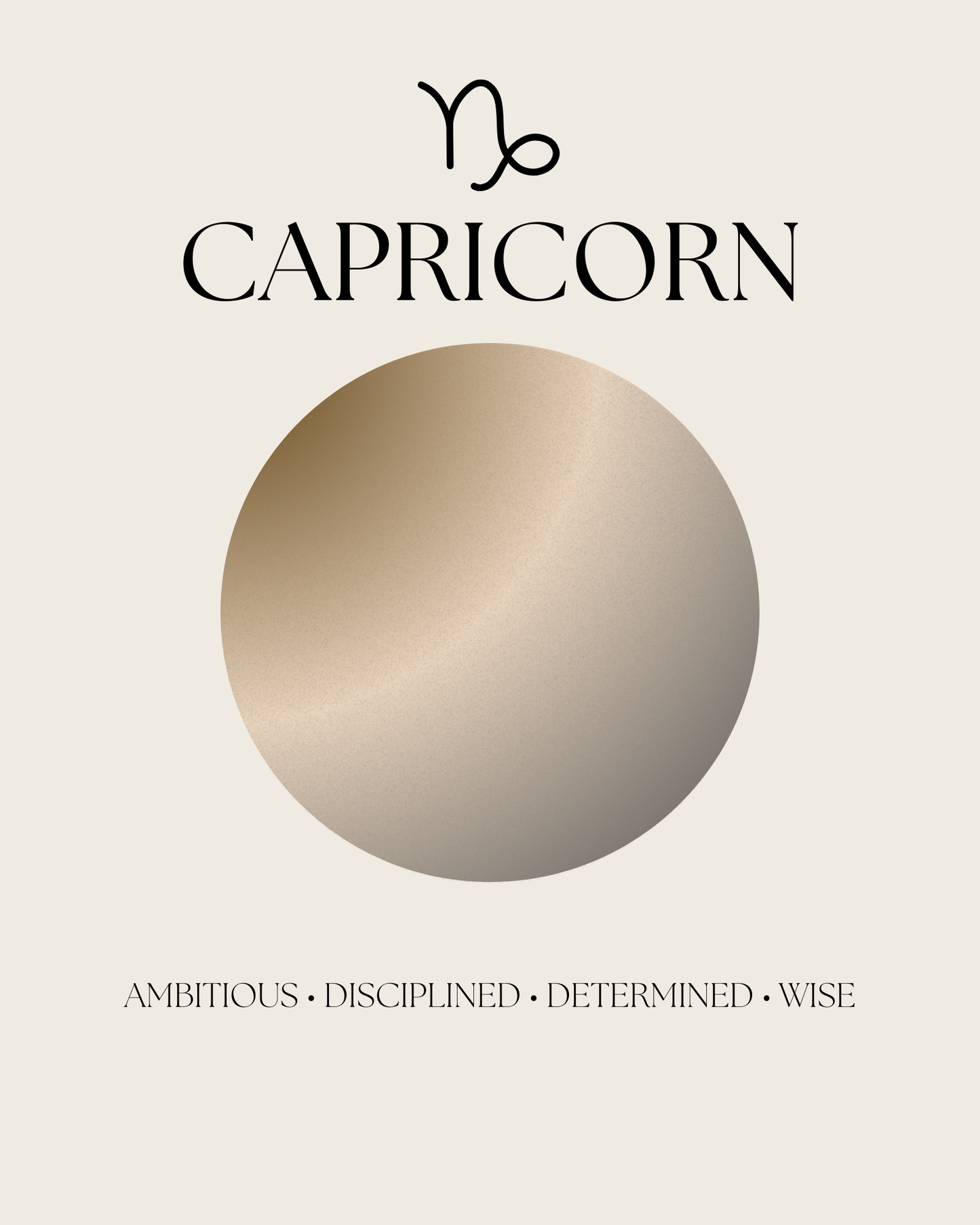 Capricorn Zodiac Sign