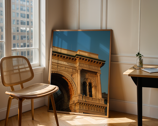 Golden Facade Of Milan