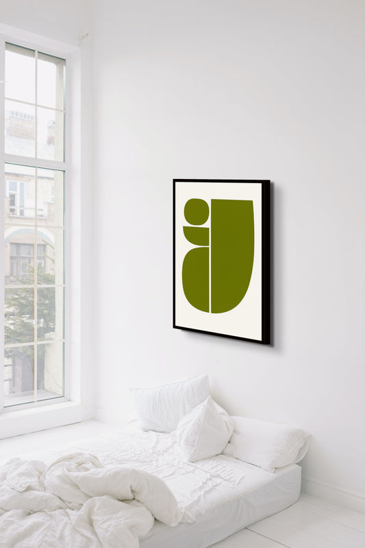 Abstract Art Olive - Art Spectrum