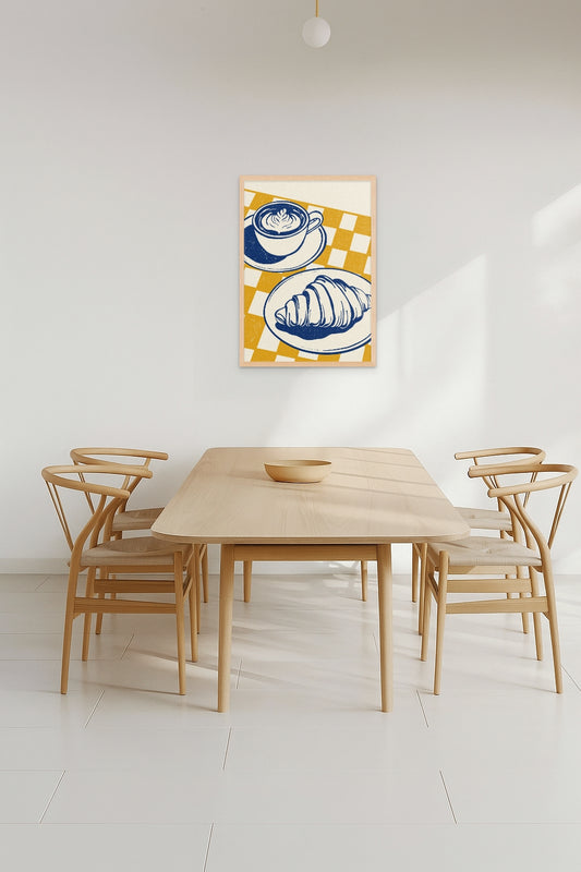 Cappuccino And Croissant