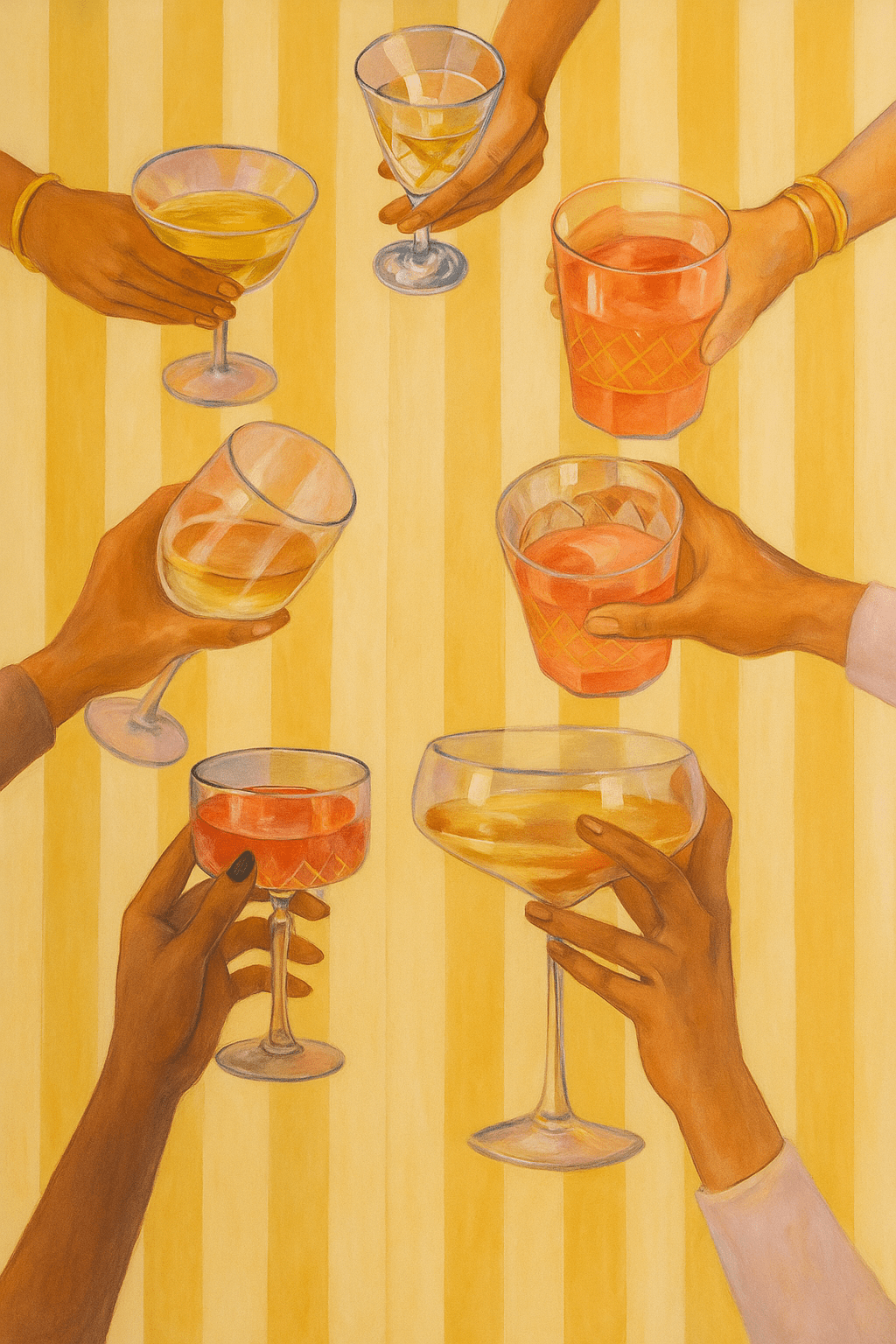 Colourful Toast - Art Spectrum