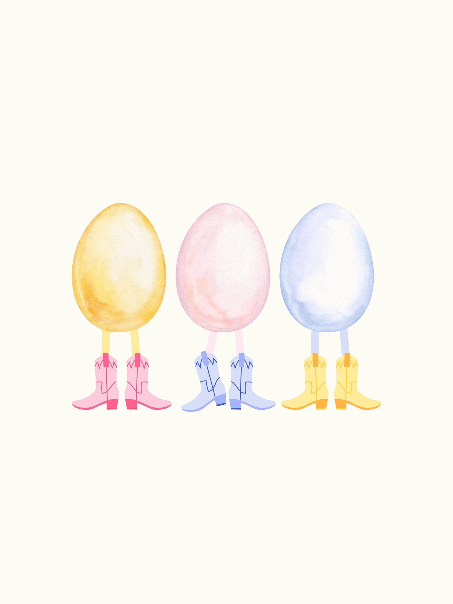 Eggs With Boots - Art Spectrum