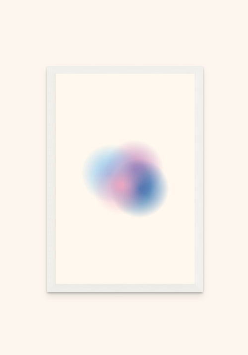 Fusion framed print in a white frame — Art Spectrum