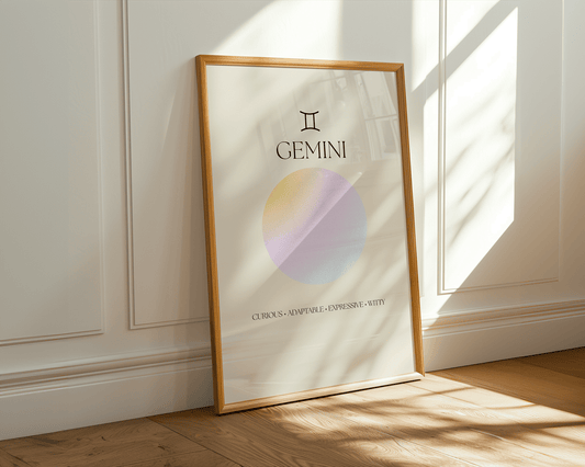 Gemini Zodiac Sign - Art Spectrum