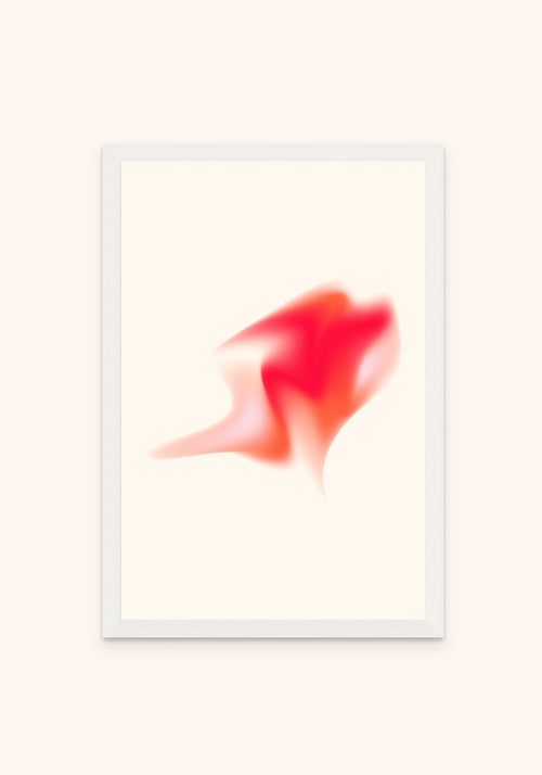 Ignite framed print in a white frame — Art Spectrum