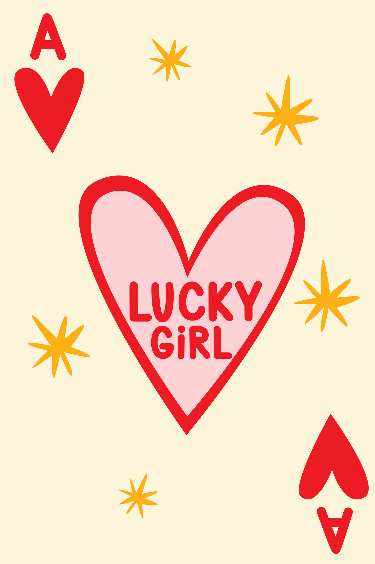 Lucky Girl print artwork — Art Spectrum