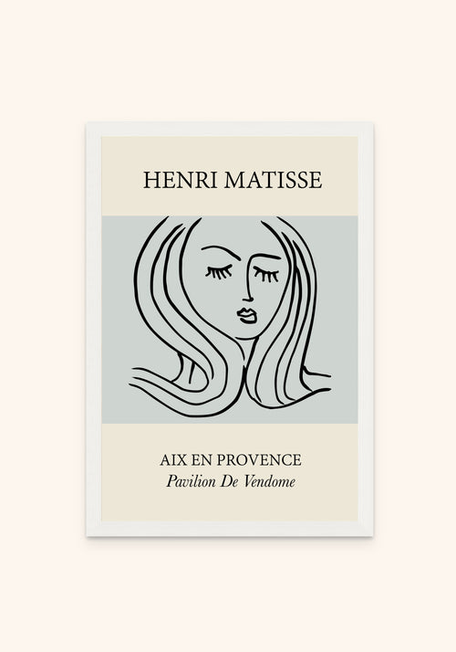 Matisse Art 18 framed print in a white frame — Art Spectrum