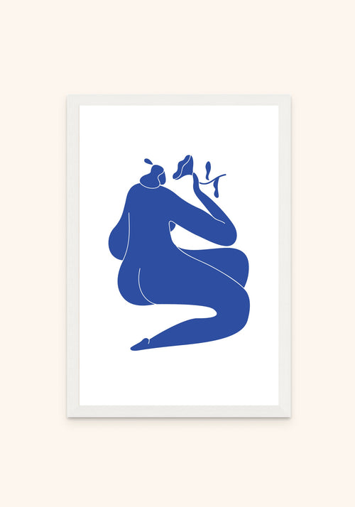 Matisse Art 8 framed print in a white frame — Art Spectrum