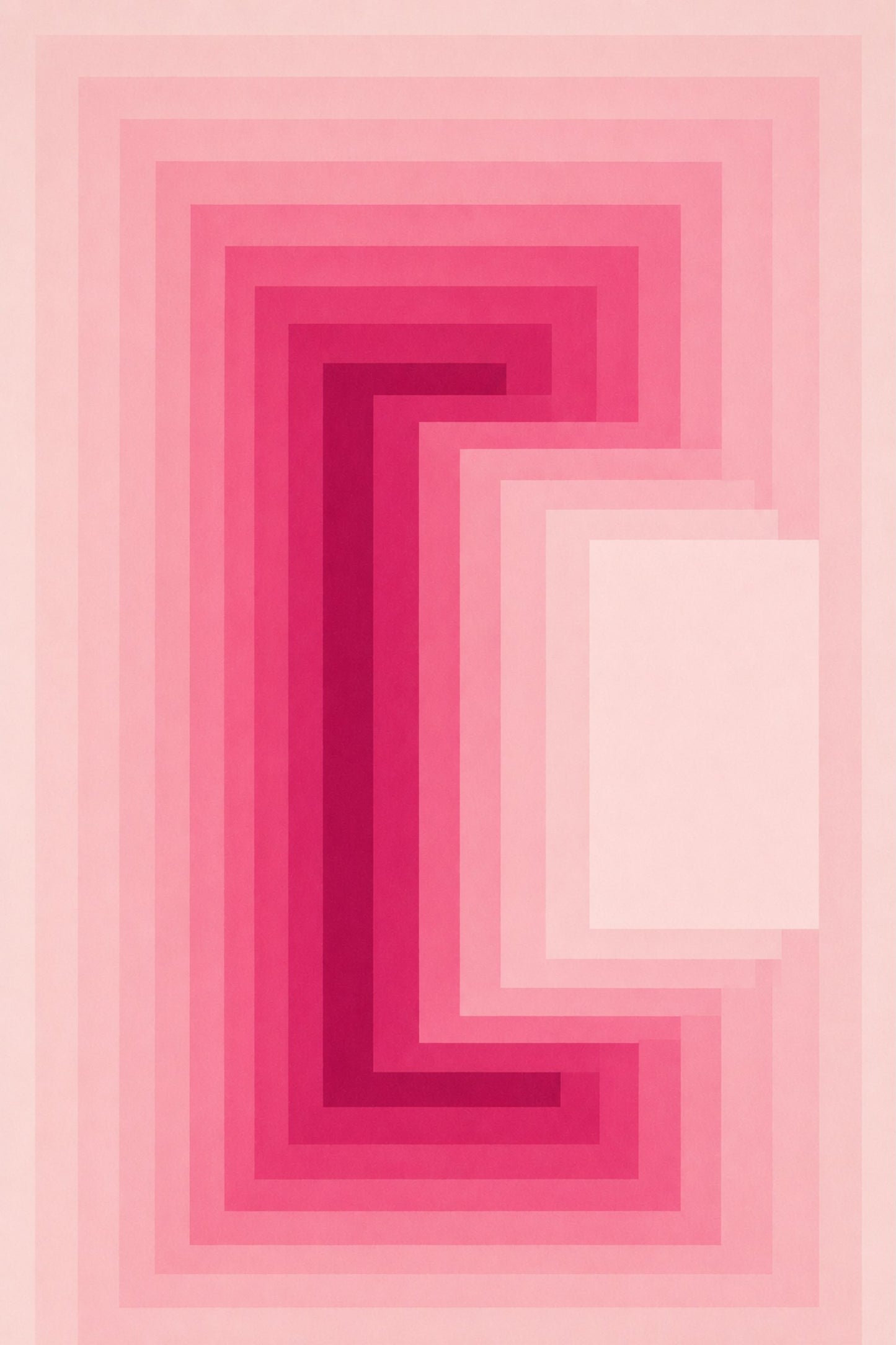 Portal geometric abstract art print — Art Spectrum