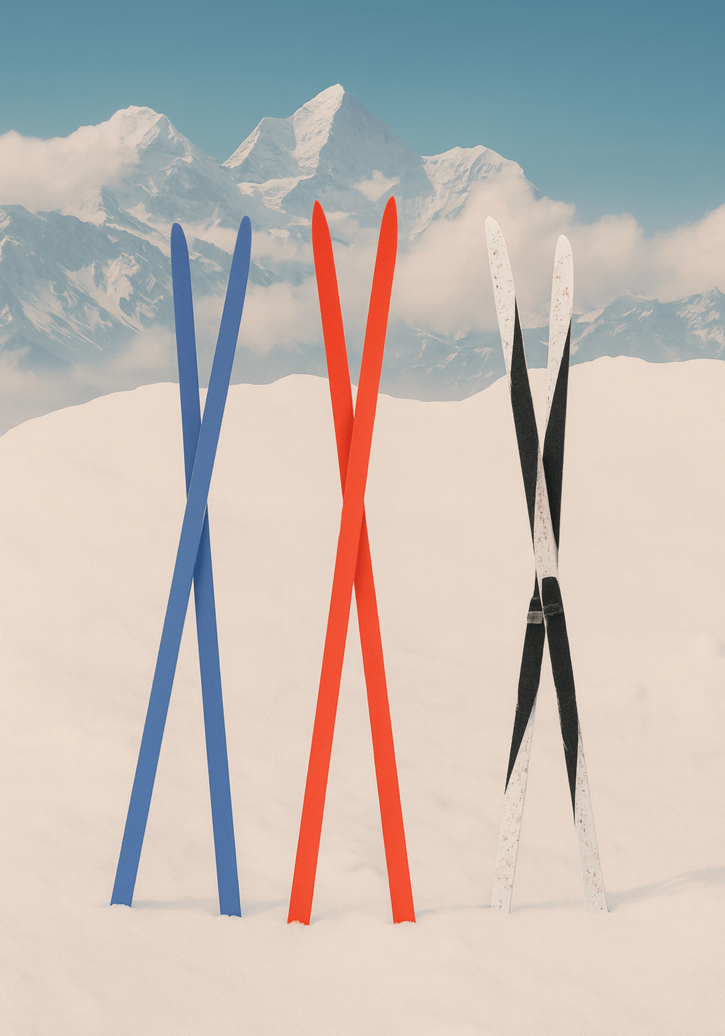 Ski Trio - Art Spectrum