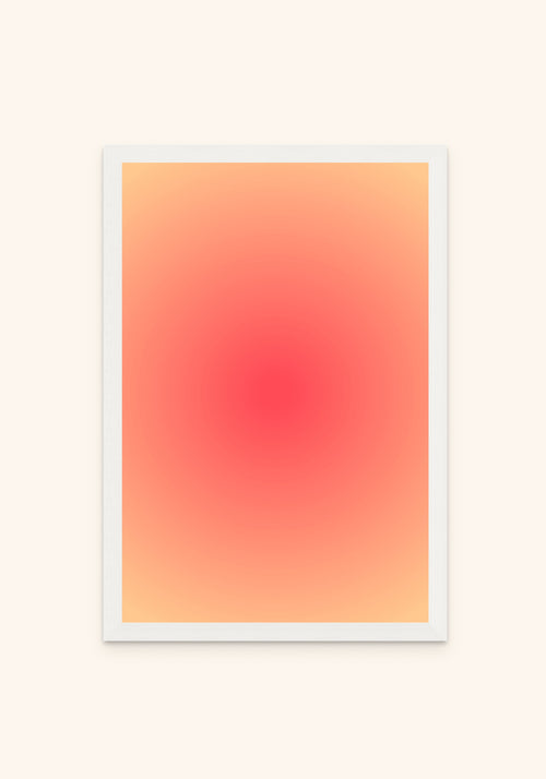 Solara framed print in a white frame — Art Spectrum
