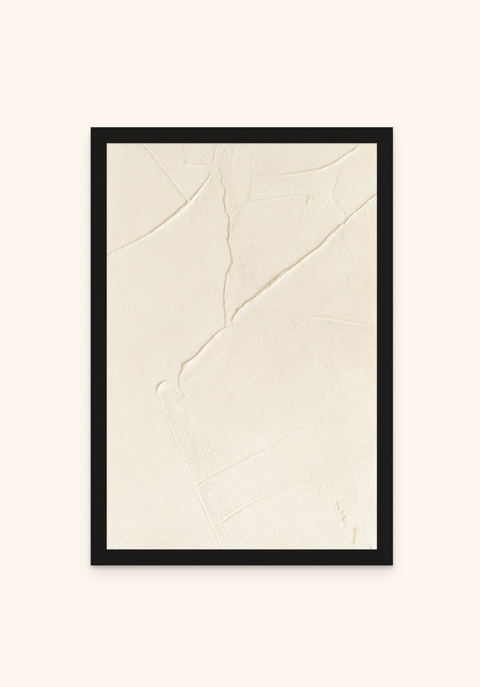 Trace framed print in a black frame — Art Spectrum