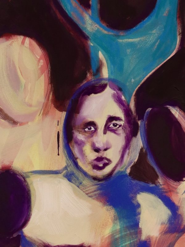 Woman in Violet