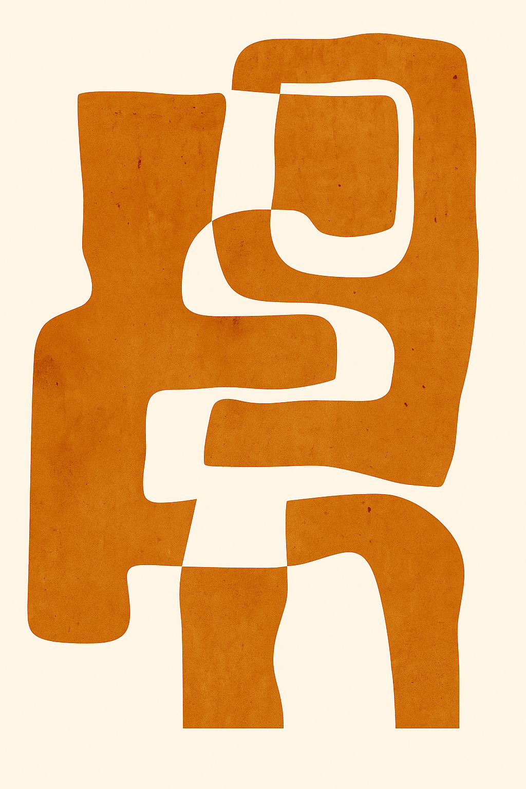 Abstract Art Naranja