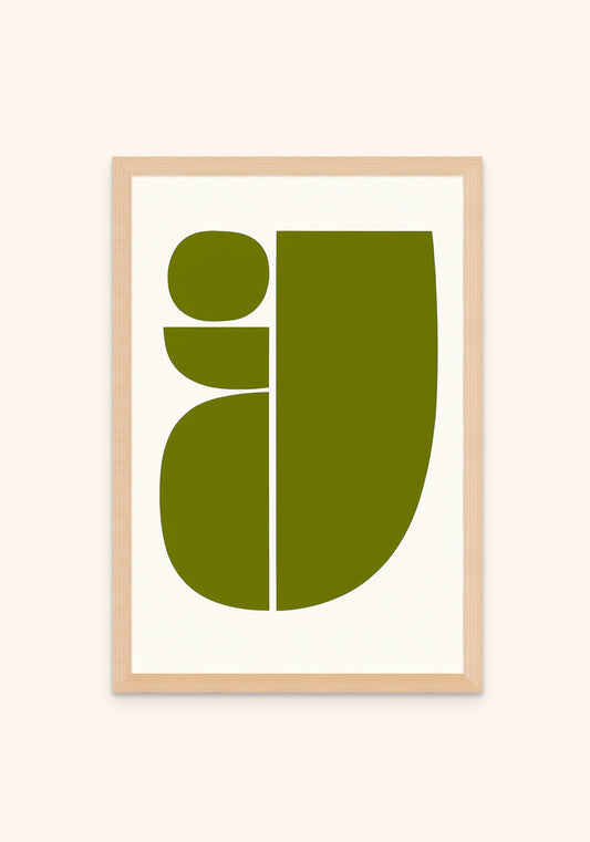 Abstract Art Olive
