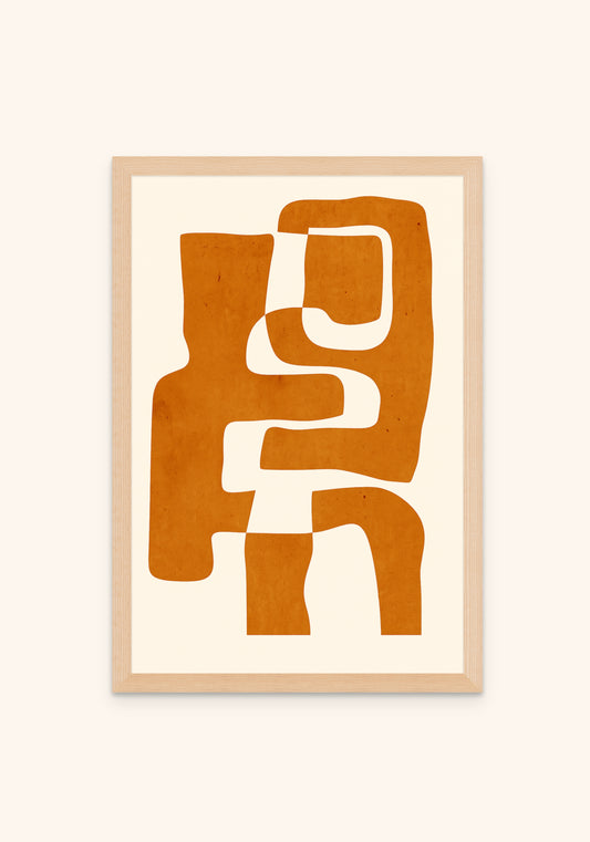 Abstract Art Naranja