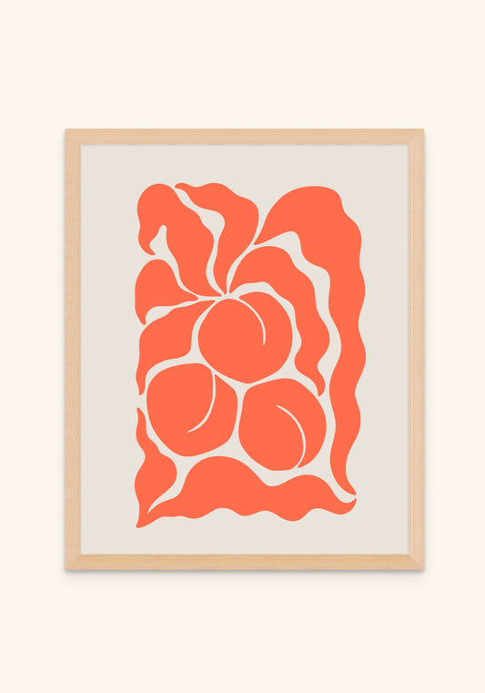 Abstract Art Peaches