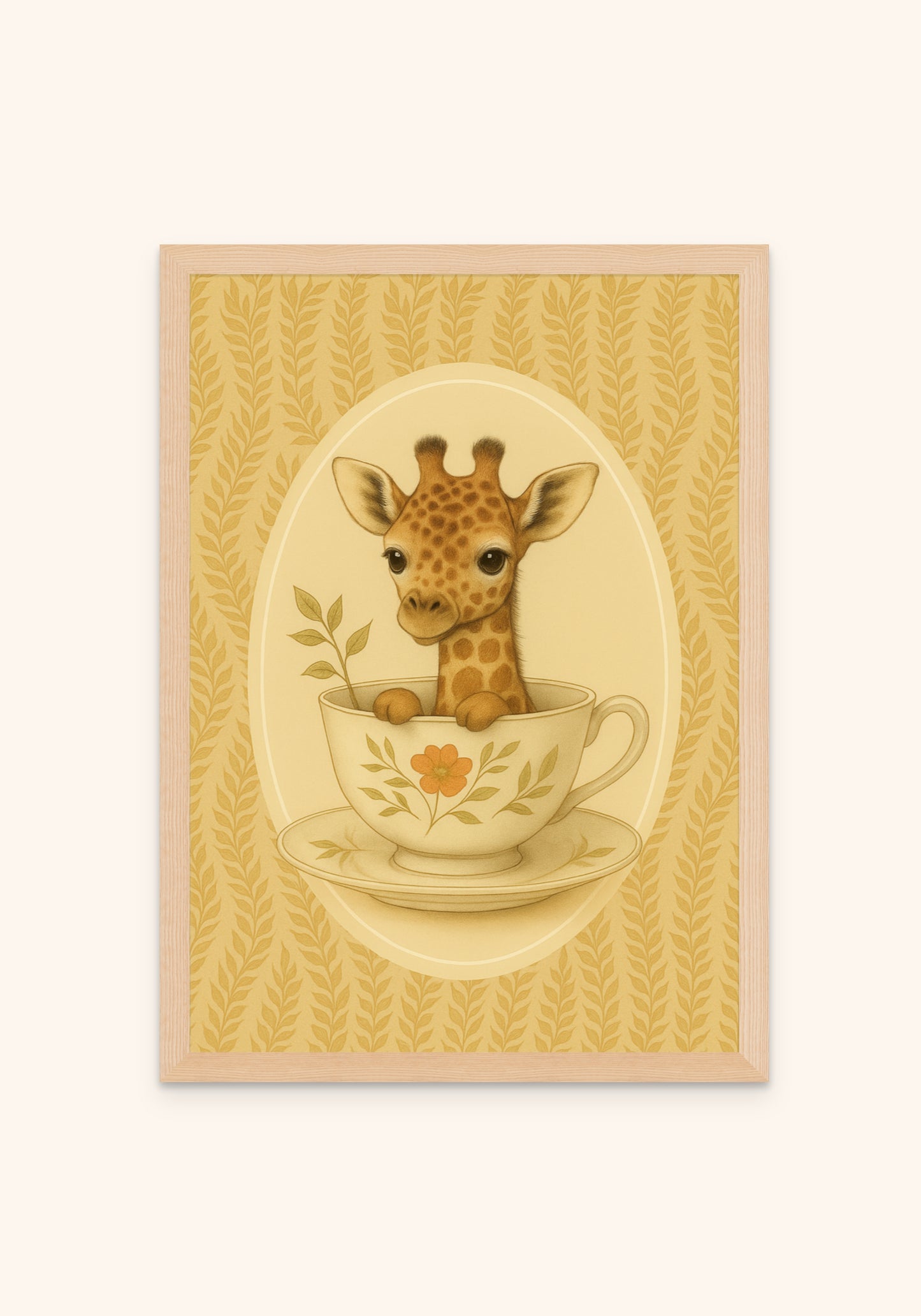 Baby Giraffe In A Teacup
