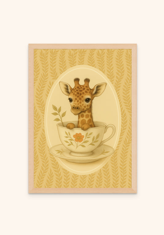 Baby Giraffe In A Teacup