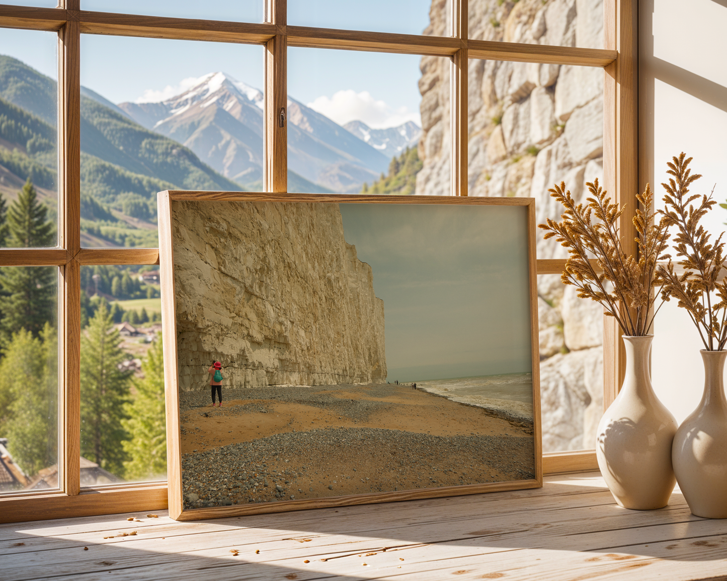 Seven Sisters Cliffs Beach Sussex