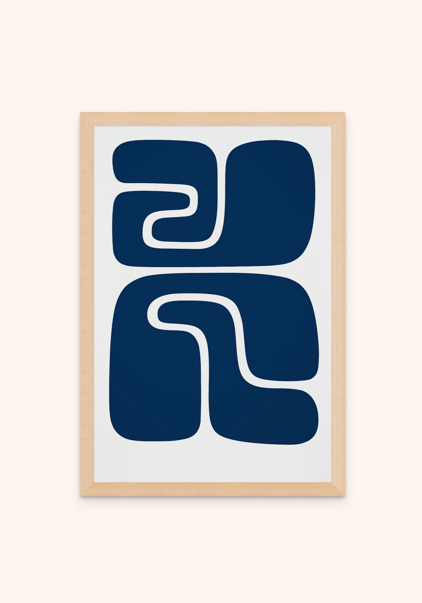 Abstract Art Disco Maze Blue - Art Spectrum