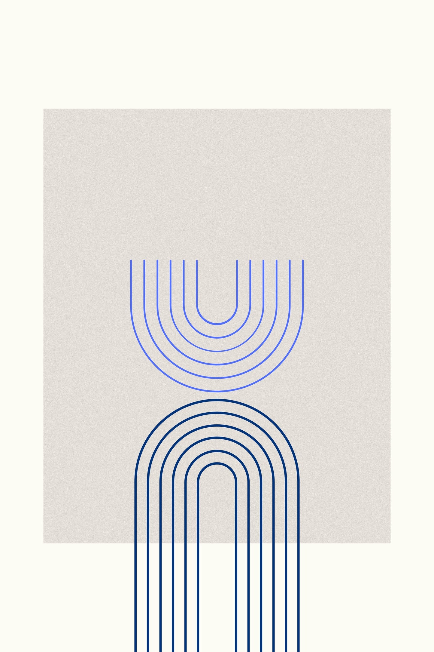 Aligns geometric abstract art print — Art Spectrum