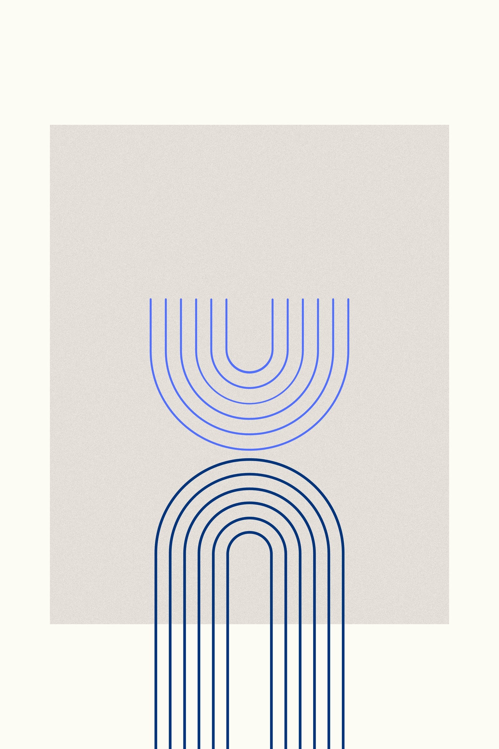 Aligns geometric abstract art print — Art Spectrum