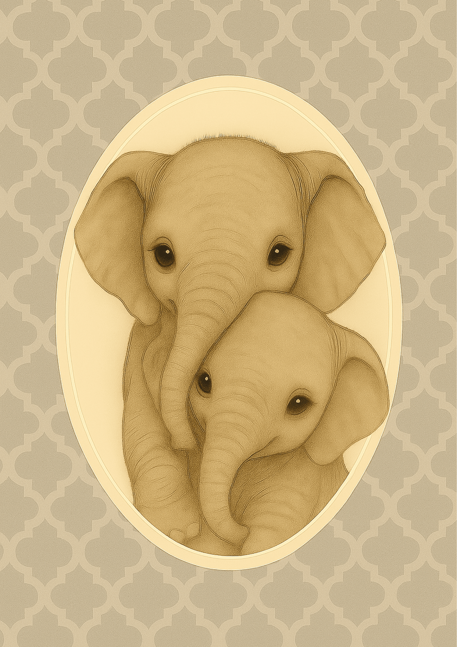 Baby Elephants - Art Spectrum