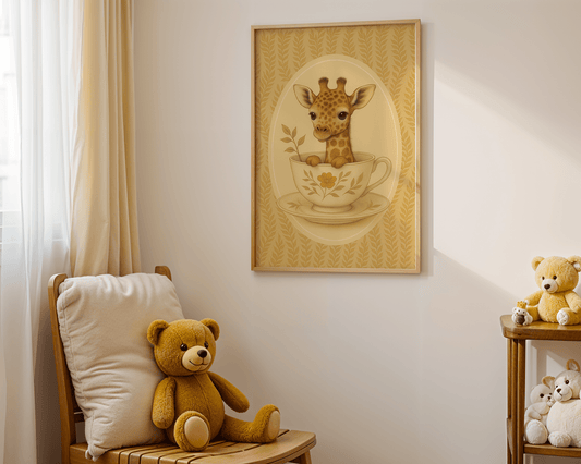 Baby Giraffe In A Teacup - Art Spectrum