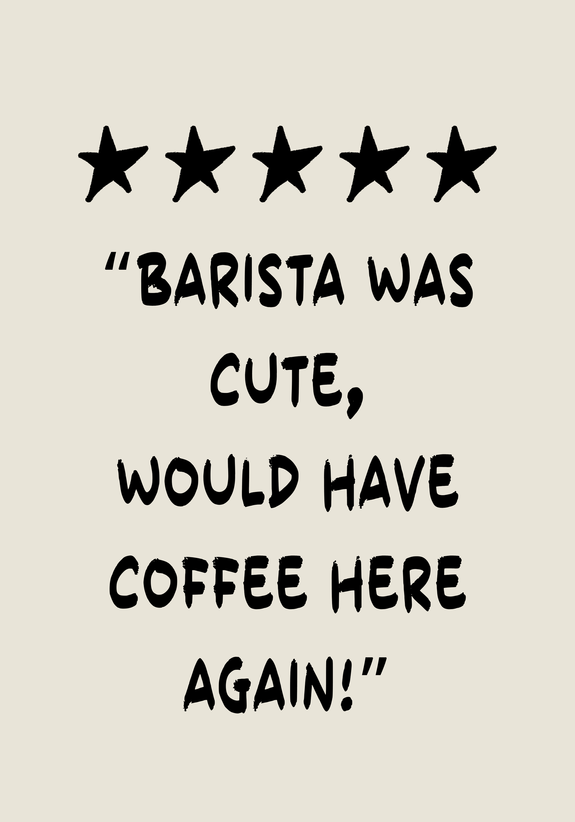 Barista Was Cute - Art Spectrum