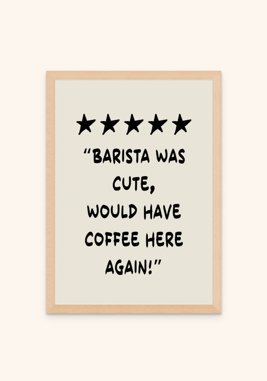 Barista Was Cute - Art Spectrum