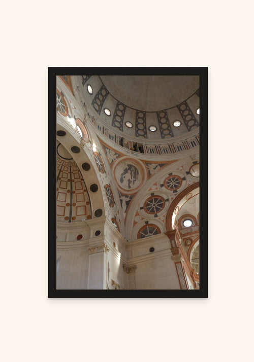 Ceiling Of Harmony framed print in a black frame — Art Spectrum