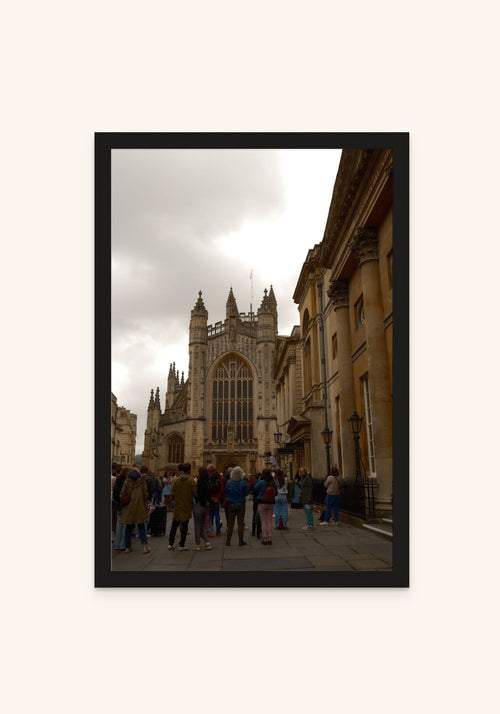City Of Bath framed print in a black frame — Art Spectrum