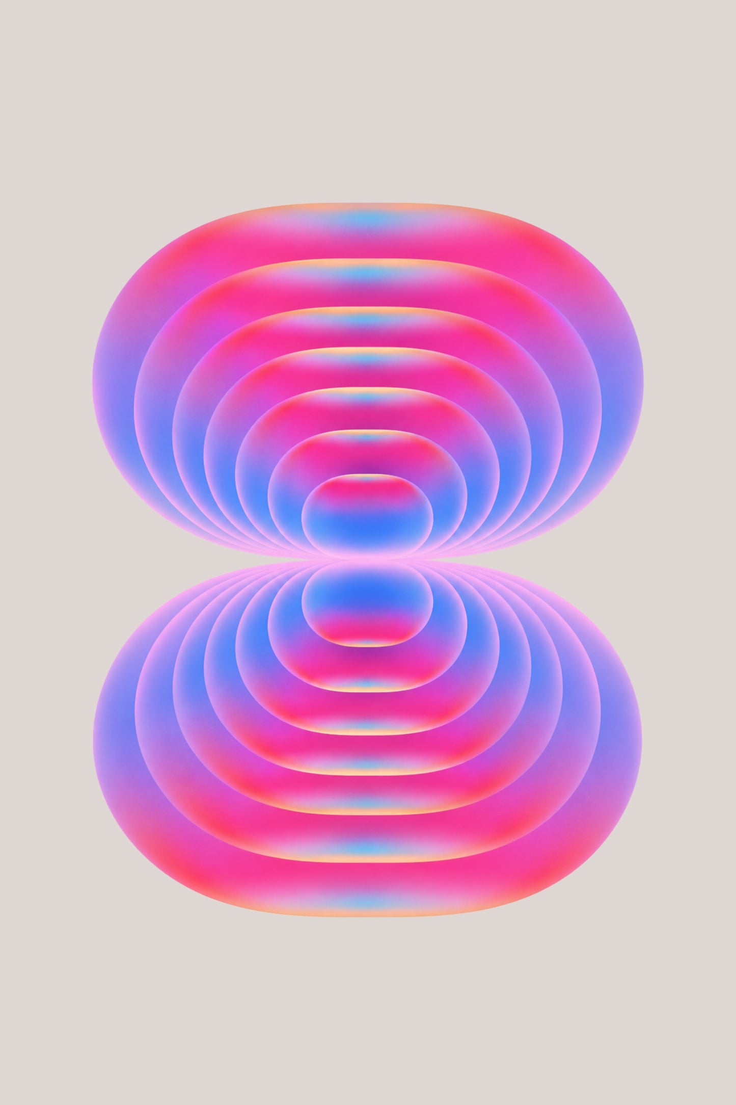 Connecting geometric abstract art print — Art Spectrum