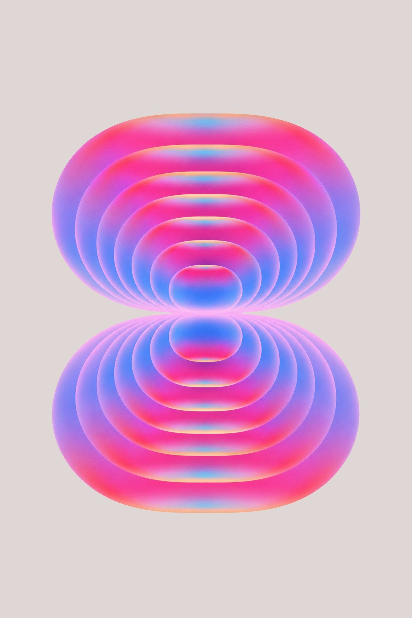 Connecting geometric abstract art print — Art Spectrum