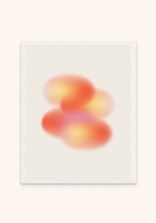 Conscious framed print in a white frame — Art Spectrum