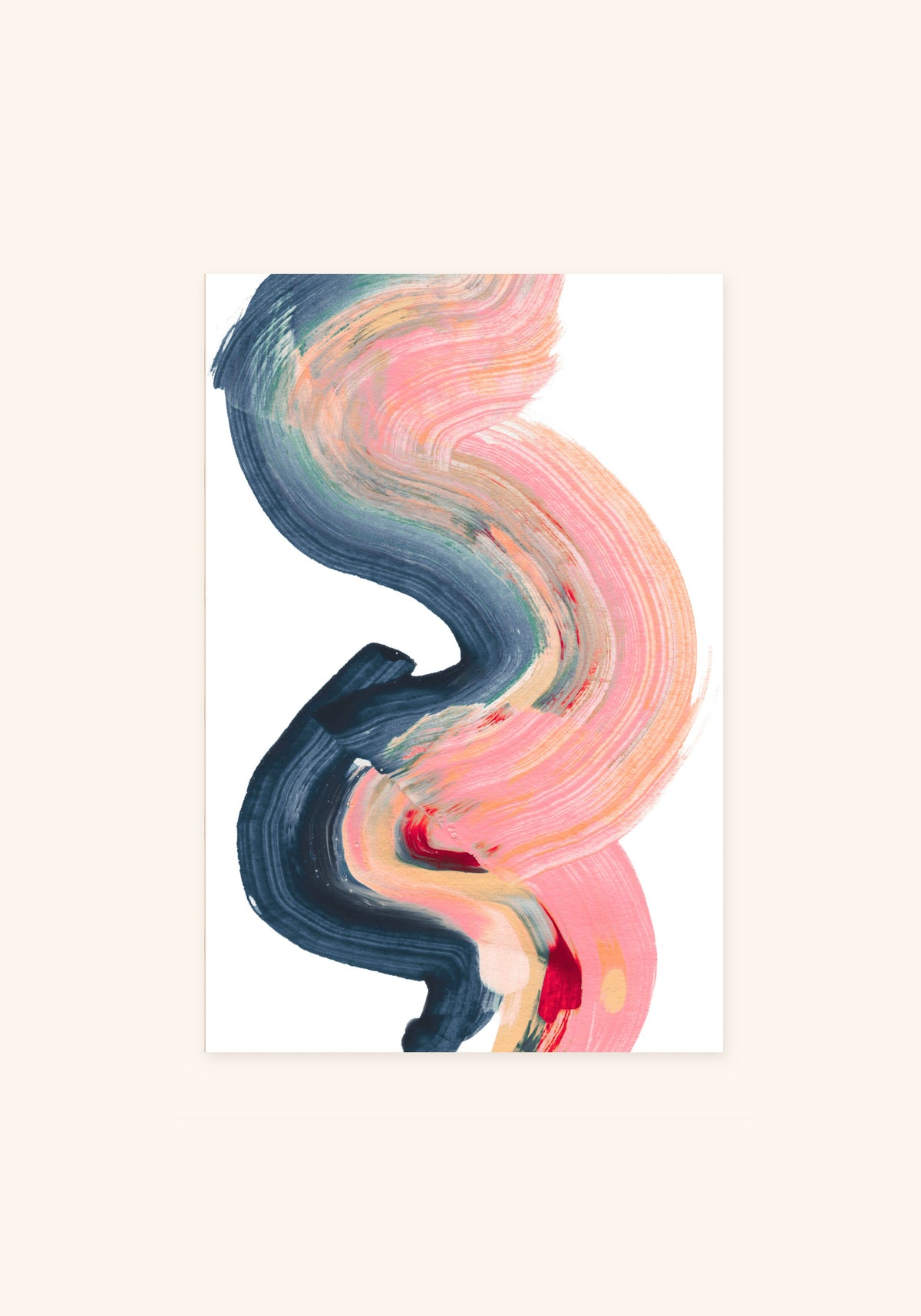 Coral Drift art print, unframed — Art Spectrum