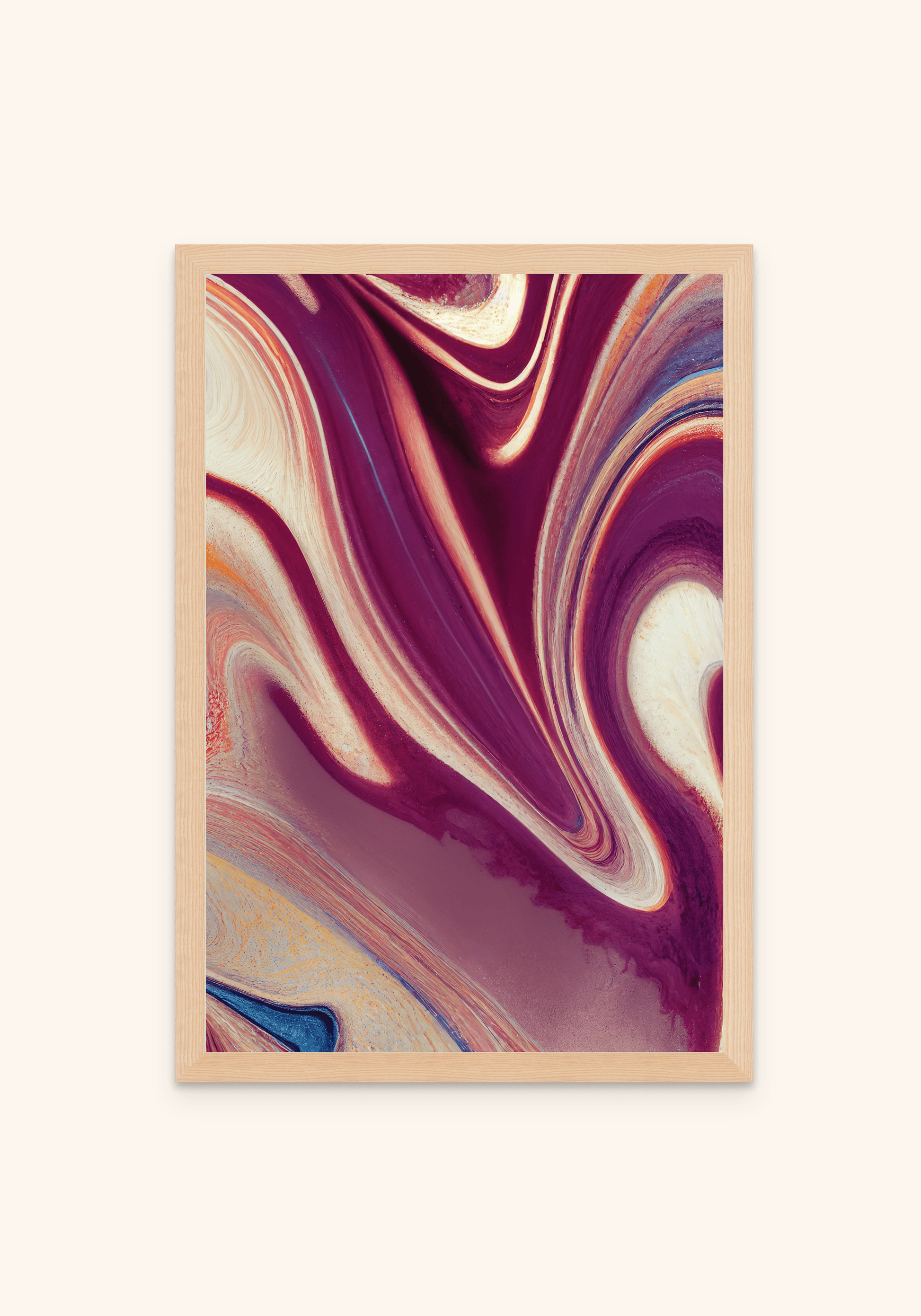 Crimson Flow - Art Spectrum