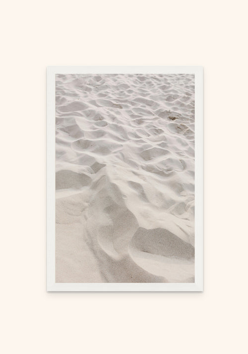 Dune Nature framed print in a white frame — Art Spectrum