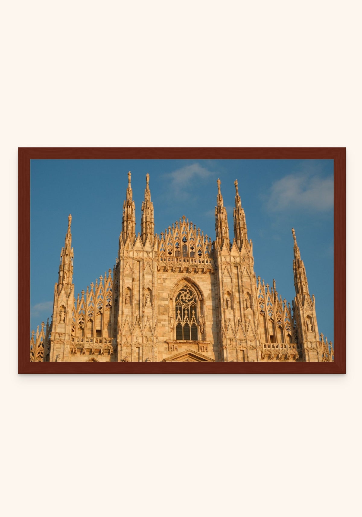Duomo framed print in an espresso frame — Art Spectrum
