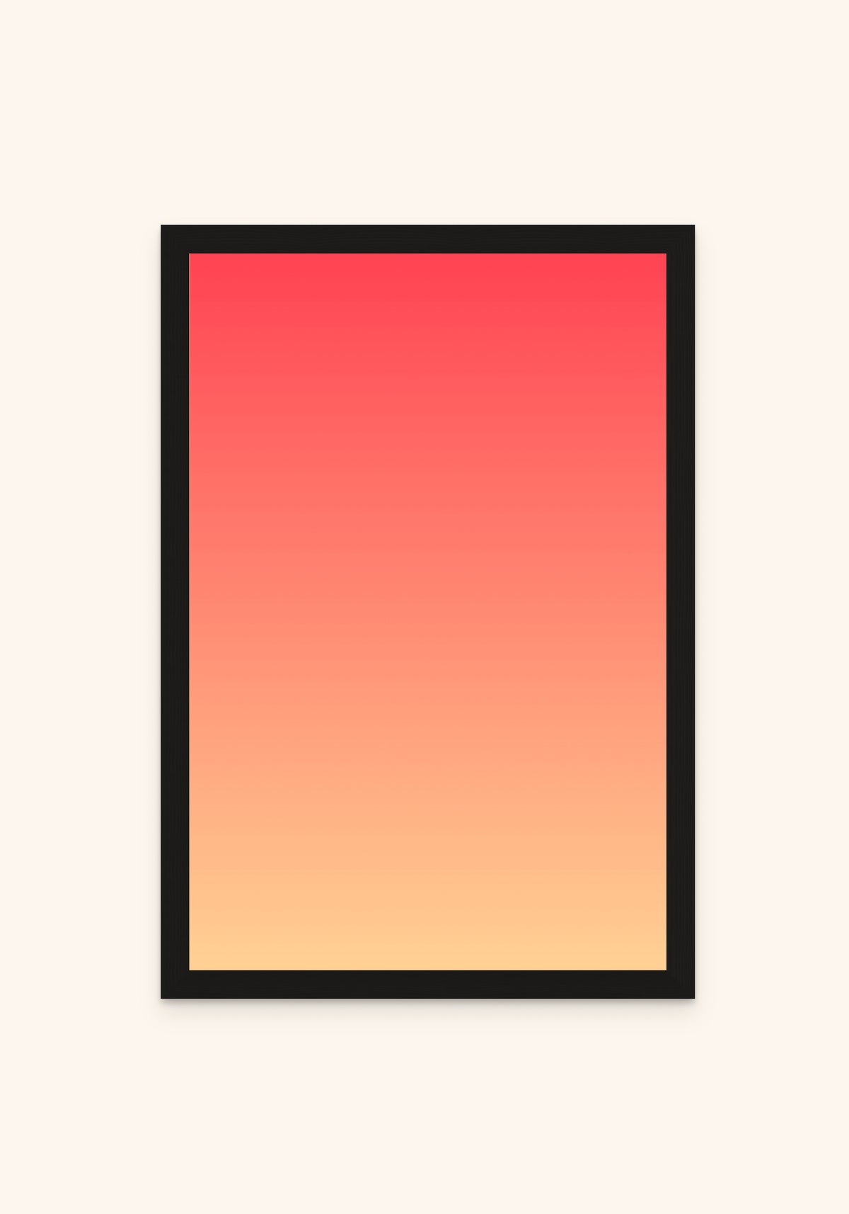 Flare framed print in a black frame — Art Spectrum