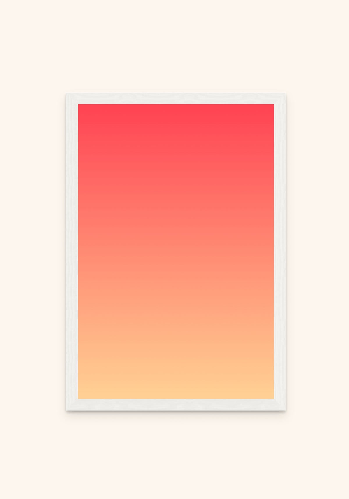 Flare framed print in a white frame — Art Spectrum