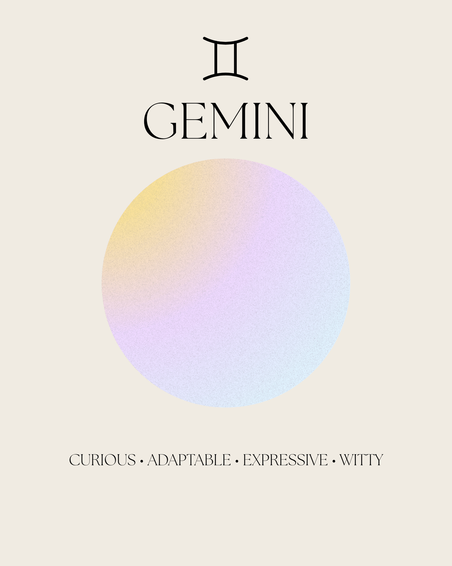 Gemini Zodiac Sign - Art Spectrum