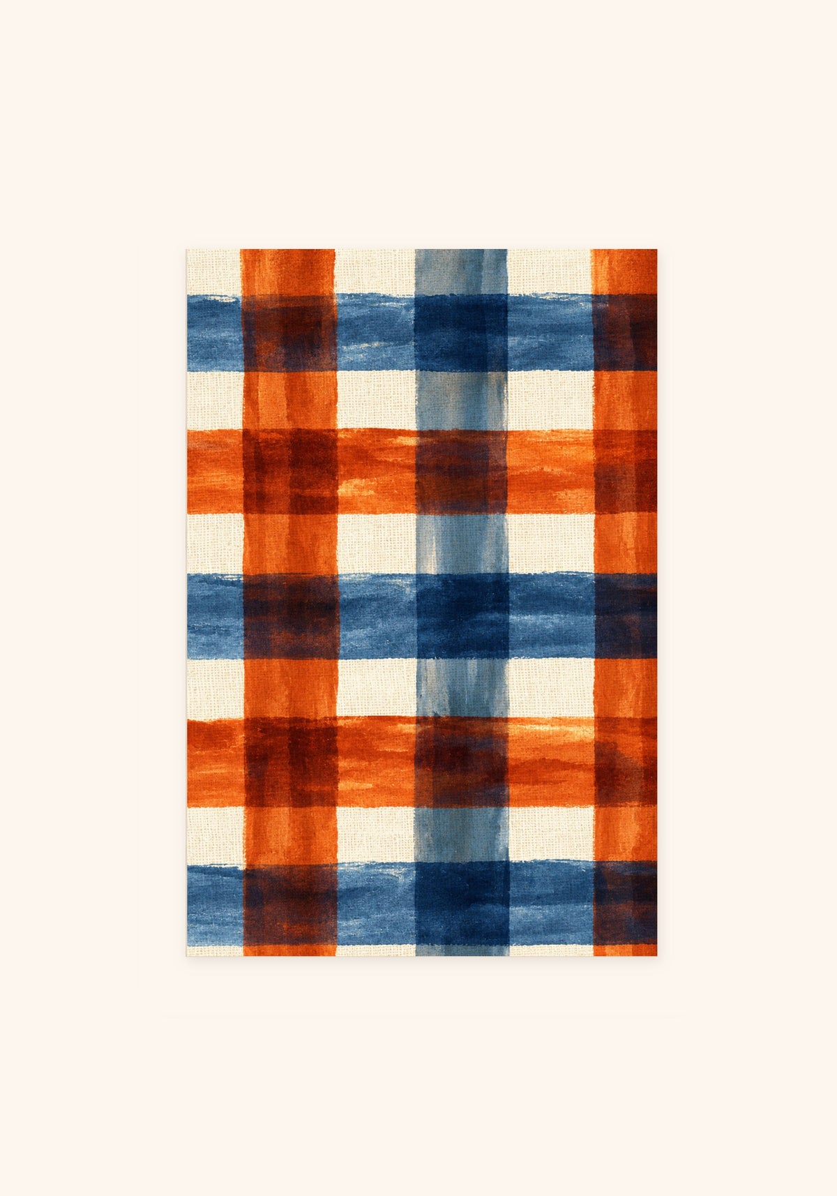 Gingham art print, unframed — Art Spectrum