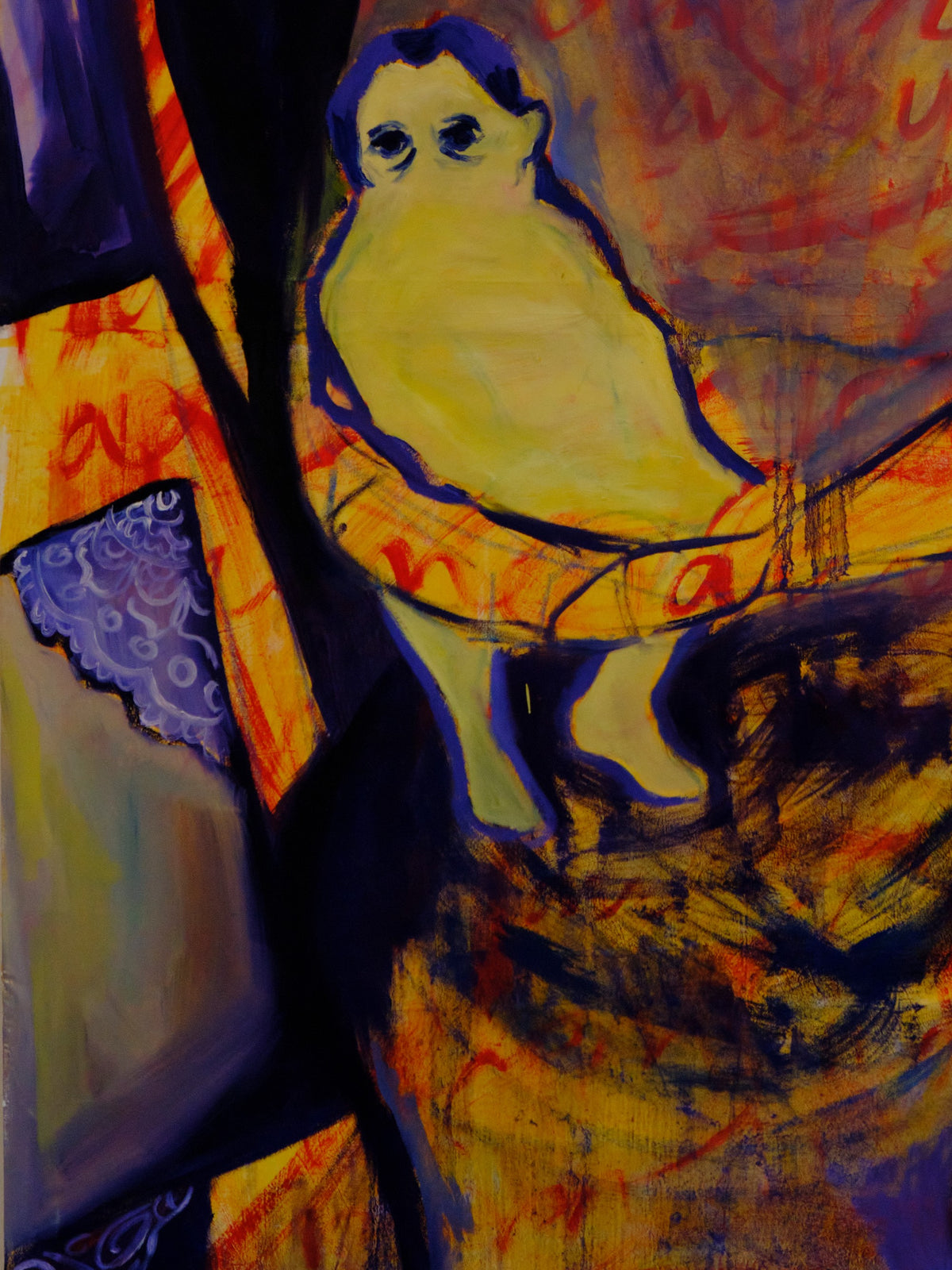 Golden Child by Havva Malyalizade, detail