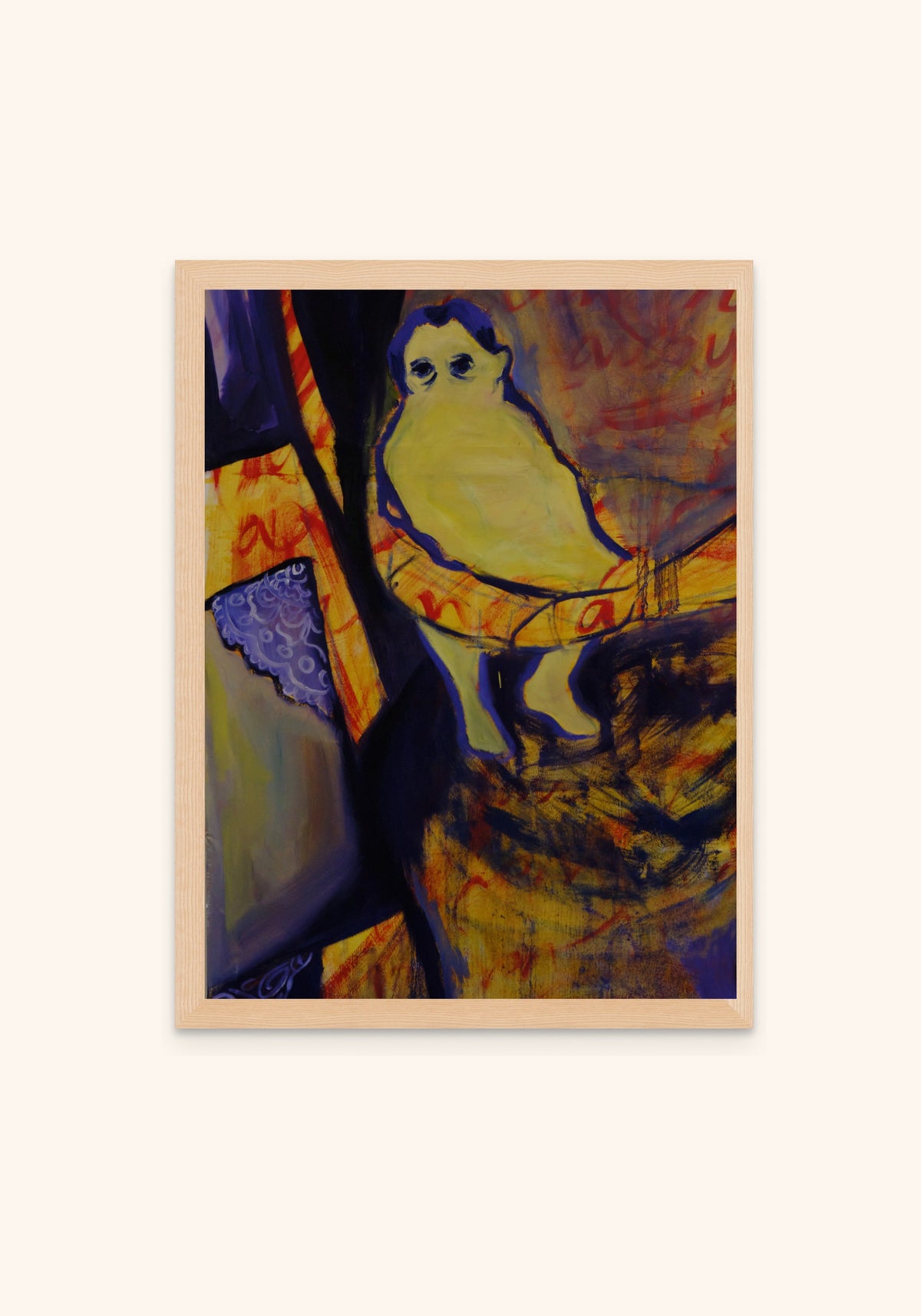 Golden Child by Havva Malyalizade, framed art print