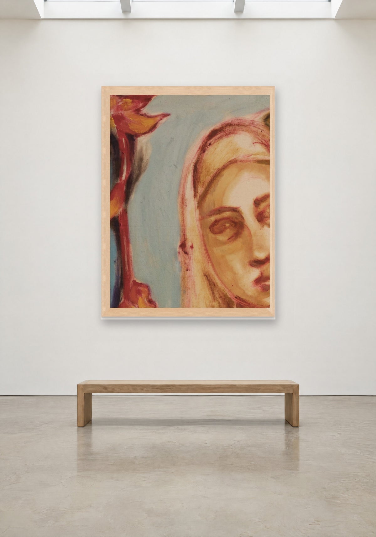 Half-Seen by Havva Malyalizade, framed print on a gallery wall