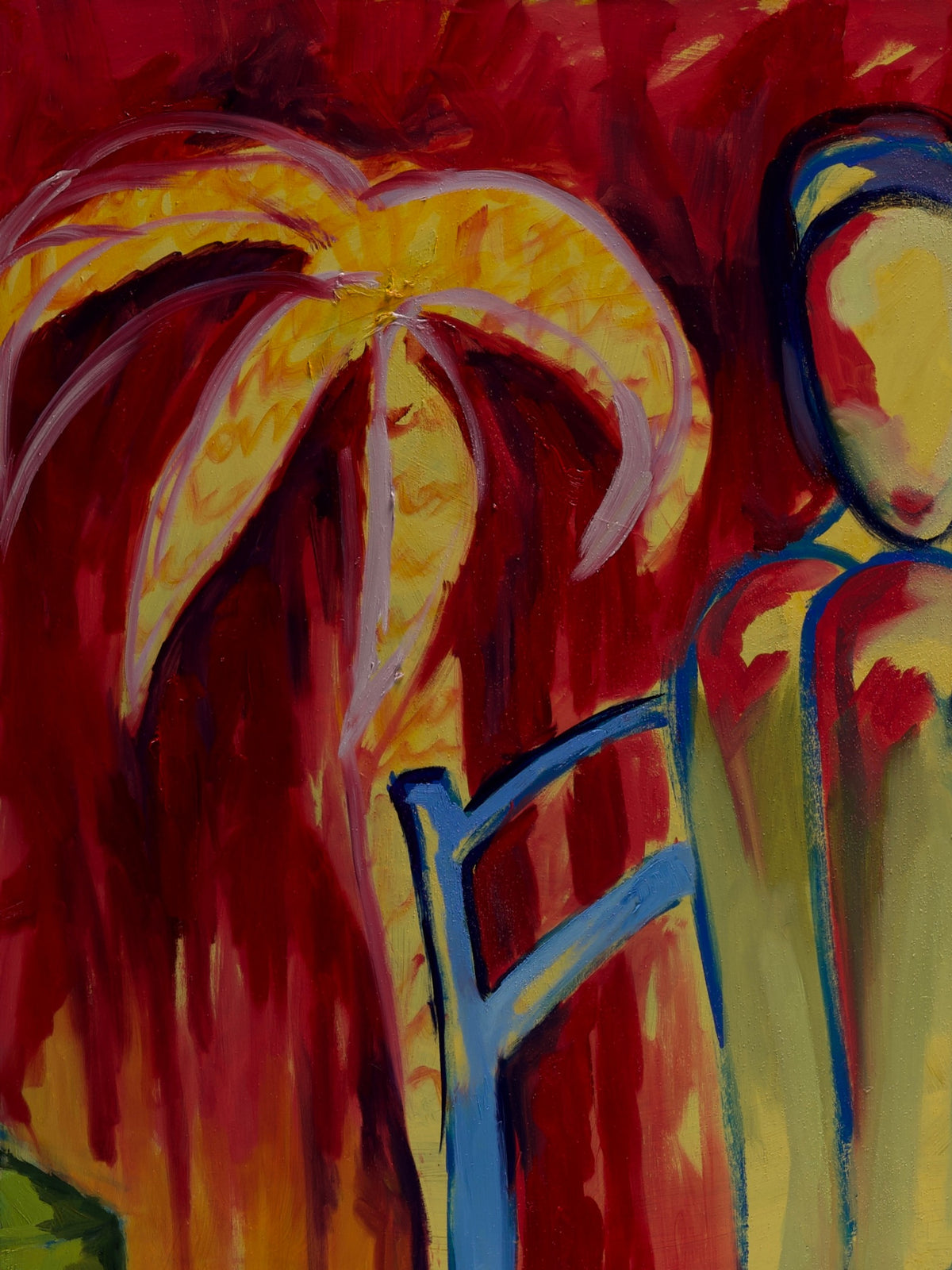Palm Corner by Havva Malyalizade, detail