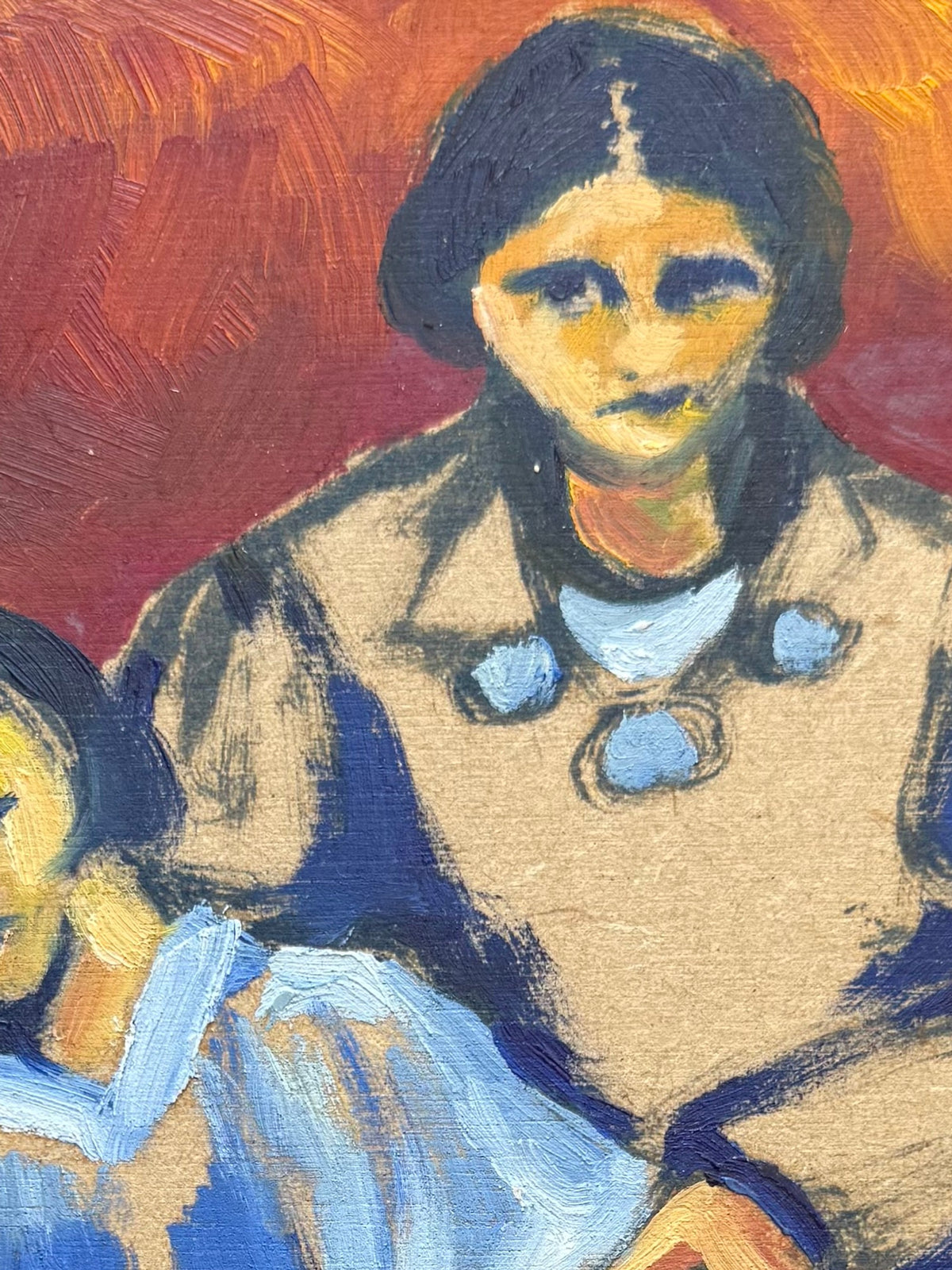Seated Woman by Havva Malyalizade, detail