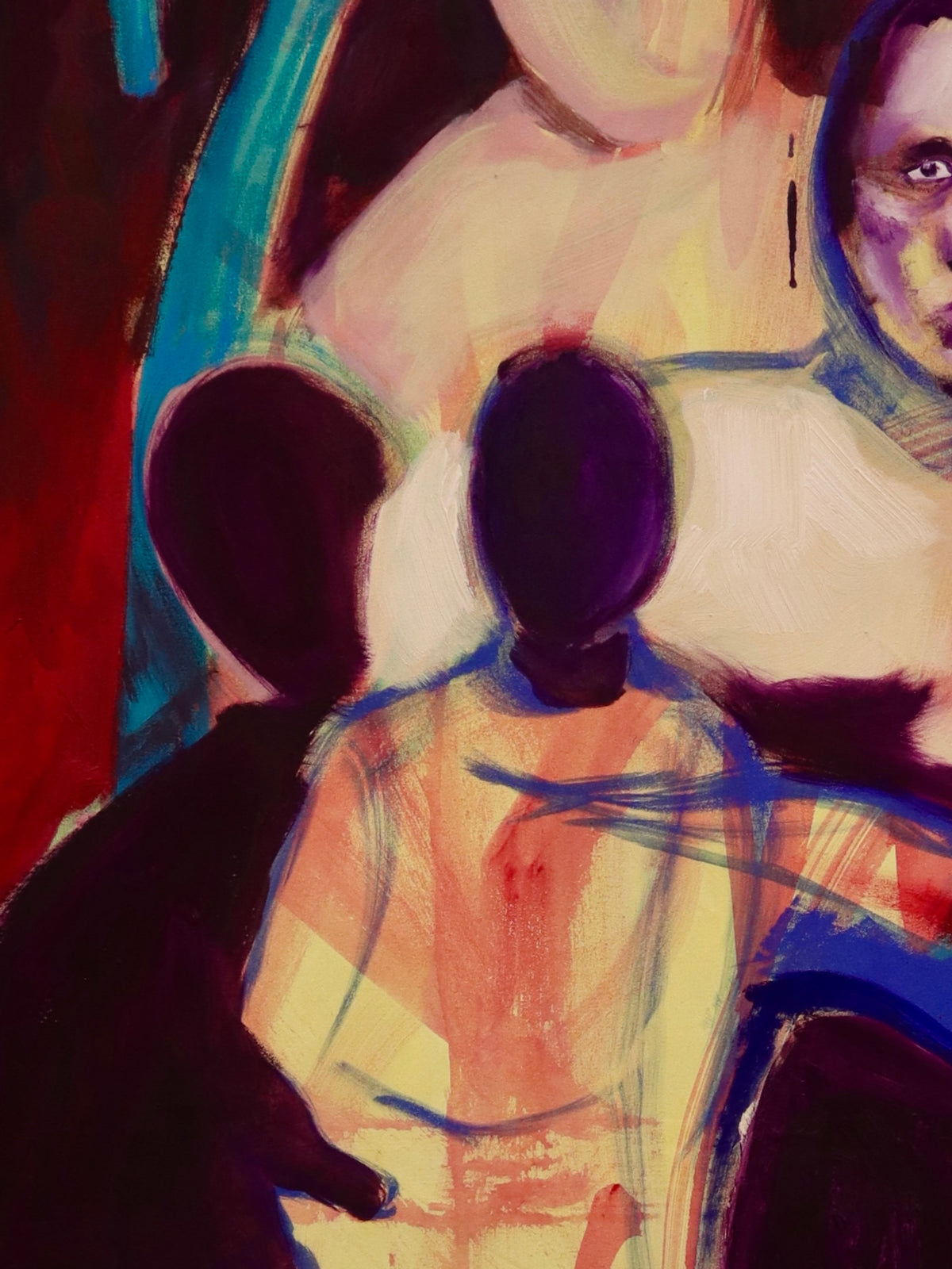 The Gathering by Havva Malyalizade, detail